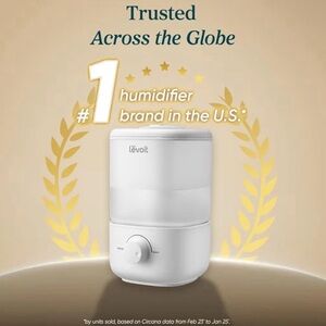 Levoit White Ultrasonic Cool Mist Humidifier - White